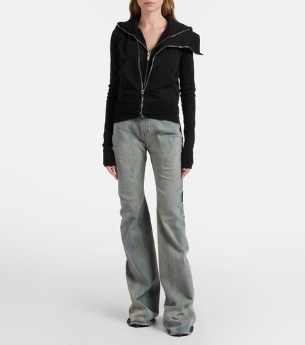 Gilet in jersey di cotone con cappuccio - Rick Owens - Modalova