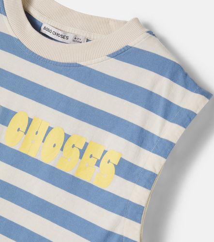 Camiseta de jersey de algodón a rayas - Bobo Choses - Modalova
