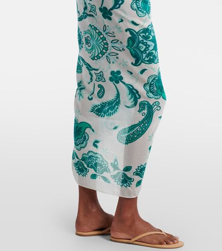 Pareo Kos in cotone e seta paisley - Heidi Klein - Modalova
