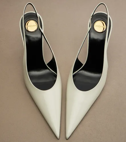 Guermantes patent leather slingback pumps - Saint Laurent - Modalova