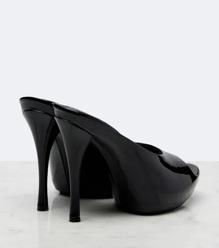 Viv patent leather platform mules - Gucci - Modalova
