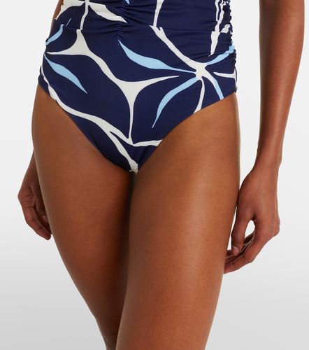 Printed strapless swimsuit - Cala de la Cruz - Modalova