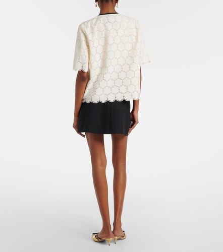 Minifalda de Crepe Couture - Valentino Garavani - Modalova