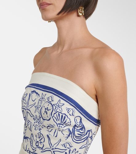 Darbie printed linen-blend minidress - Simkhai - Modalova