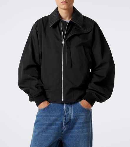 Intrecciato twill blouson jacket - Bottega Veneta - Modalova