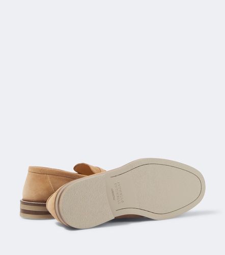 Mocassini in suede - Brunello Cucinelli - Modalova