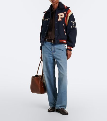 Patch-applique wool-blend varsity jacket - Polo Ralph Lauren - Modalova