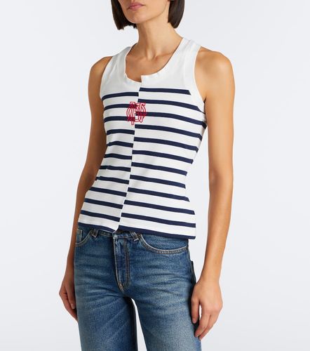 Tank top de jersey en mezcla de algodón a rayas - Jean Paul Gaultier - Modalova