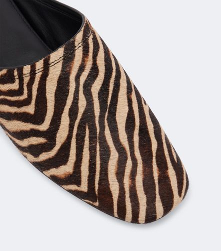 Mules Narcisa de piel con estampado de cebra - Veronica Beard - Modalova