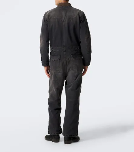RRL Corduroy-trimmed denim jumpsuit - RRL - Modalova