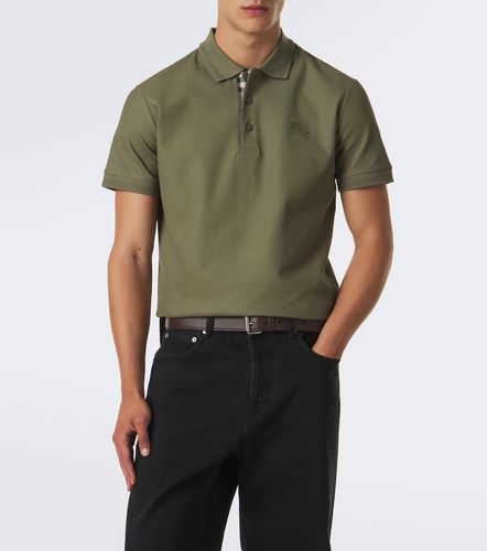 Polo EKD de piqué de algodón - Burberry - Modalova