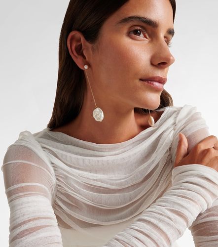 Orecchini in oro 14kt con perle - Mateo - Modalova