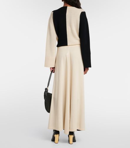 Gonna lunga in lana e cashmere - Jardin des Orangers - Modalova