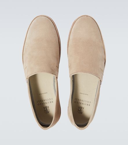 Brunello Cucinelli Slip-on in suede - Brunello Cucinelli - Modalova