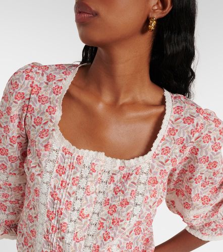 Top Jacques in cotone con stampa floreale - Rixo - Modalova