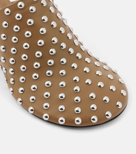 Mules de piel con tachuelas - Jil Sander - Modalova