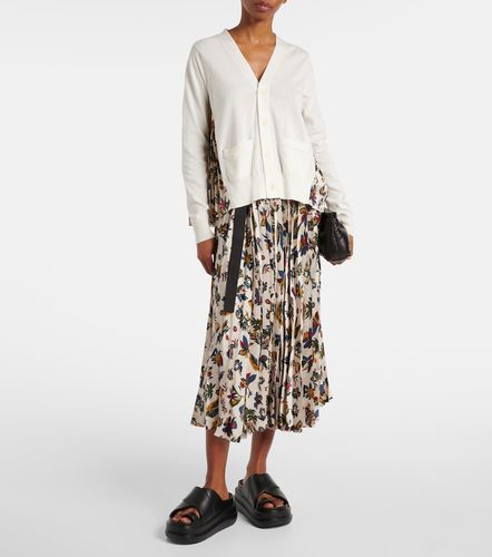 Sacai Printed pleated midi skirt - Sacai - Modalova