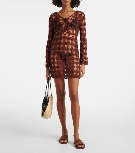 Vestido corto de croché de algodón - Anna Kosturova - Modalova
