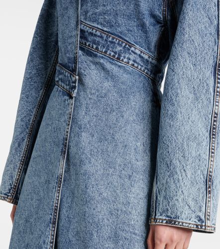 Alaïa Abrigo asimétrico de denim - Alaia - Modalova