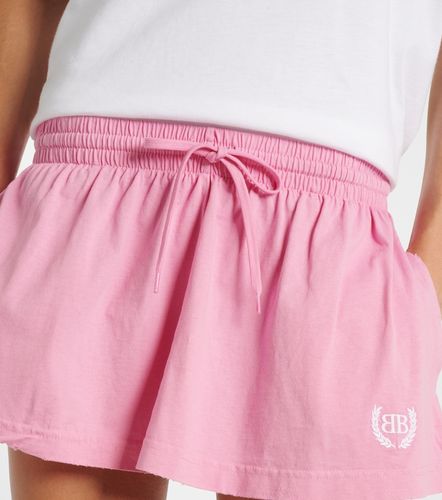 Minifalda Laurel de jersey de algodón - Balenciaga - Modalova