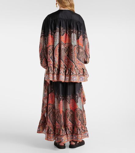 Rhiannon ruffled silk top - Zimmermann - Modalova