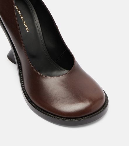 Salones con cuña 95 de piel - Dries Van Noten - Modalova