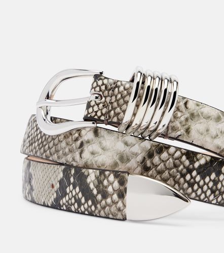 Hollyhock snake-effect leather belt - Dehanche - Modalova