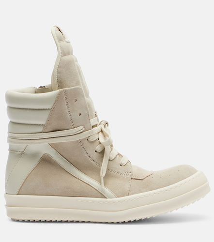 Temple Geobasket suede high-top sneakers - Rick Owens - Modalova
