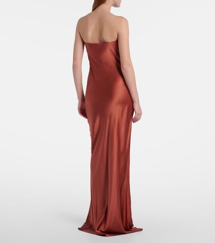 Abito bustier in charmeuse di seta - The Sei - Modalova