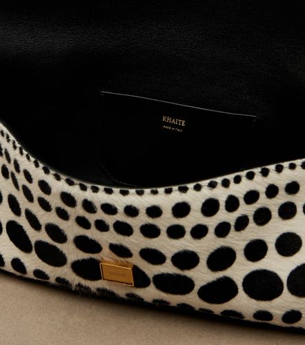 Clutch Audrey in cavallino a pois - Khaite - Modalova