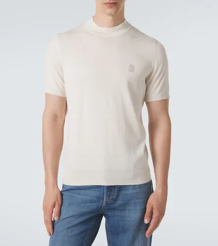 Logo cotton sweater - Brunello Cucinelli - Modalova