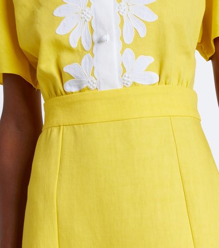 Midikleid aus Leinen - Valentino Garavani - Modalova