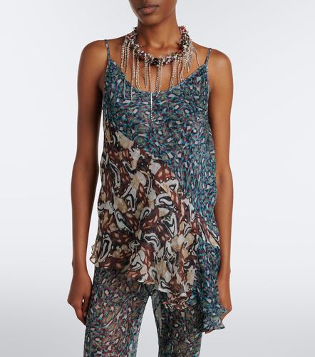 Top asimétrico estampado - Dries Van Noten - Modalova