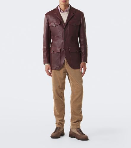 Pantaloni regular in velluto di cotone a coste - Brunello Cucinelli - Modalova