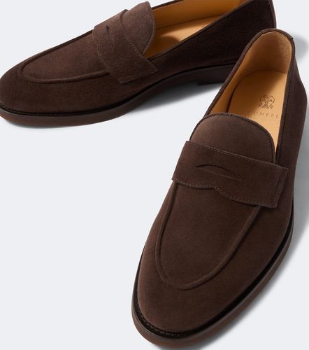 Mocassini in suede - Brunello Cucinelli - Modalova