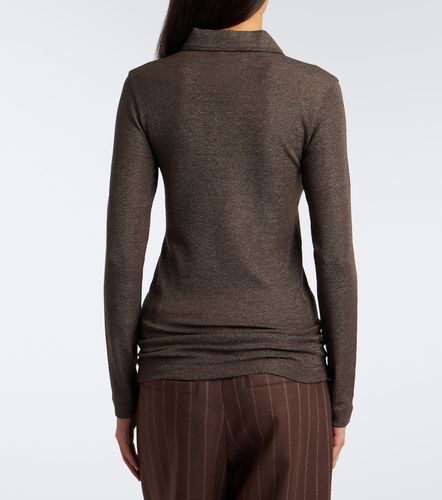 Pullover polo in misto lana - Brunello Cucinelli - Modalova