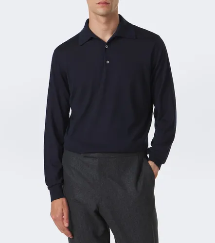 Cashmere and silk polo sweater - Thom Sweeney - Modalova