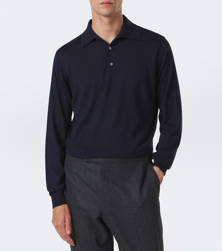 Pullover polo in cashmere e seta - Thom Sweeney - Modalova