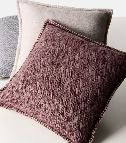 Cuscino Camelia in lana e cashmere a zig zag - Missoni - Modalova