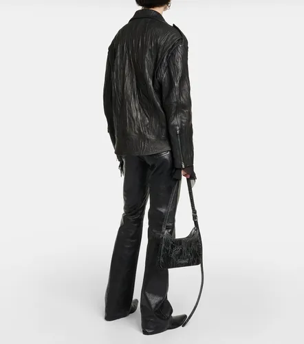 Chaqueta oversized Linor de piel - Acne Studios - Modalova