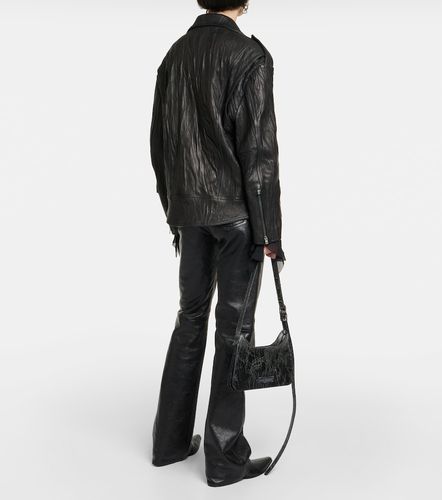Linor oversized belted leather jacket - Acne Studios - Modalova
