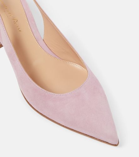 Piper 45 suede slingback pumps - Gianvito Rossi - Modalova