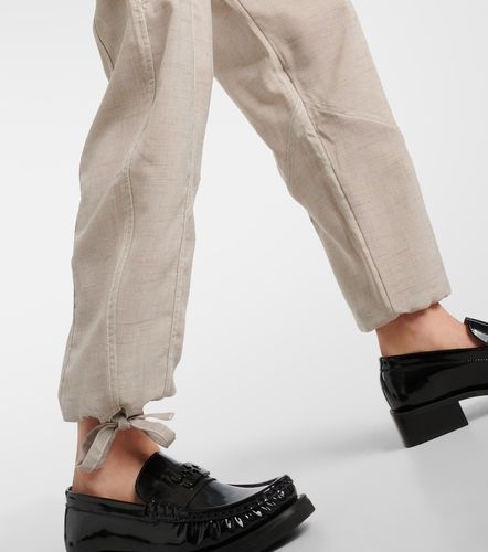 Pantaloni a gamba larga e vita alta - Ganni - Modalova