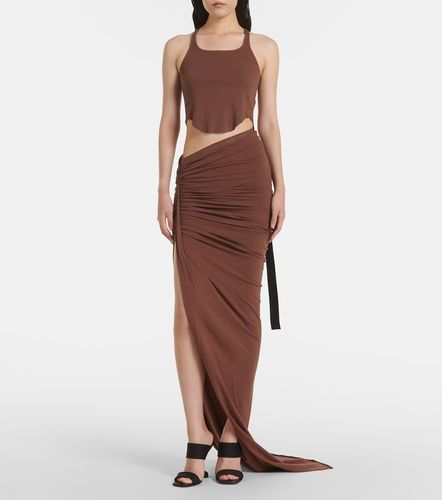 Falda larga DRKSHDW Edfu de algodón - Rick Owens - Modalova