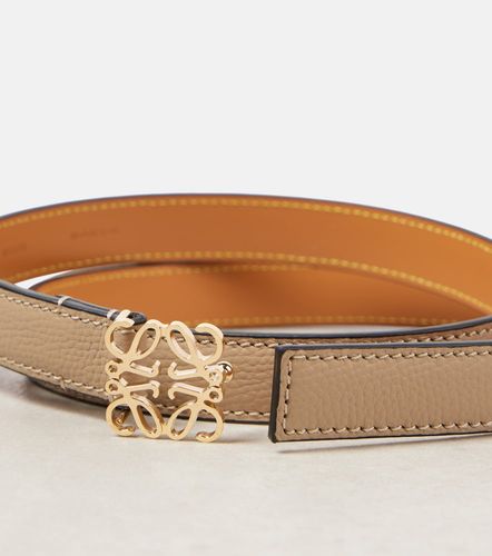 Cinturón de piel con anagrama - Loewe - Modalova