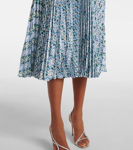 Vestido midi de sarga estampado - Tory Burch - Modalova