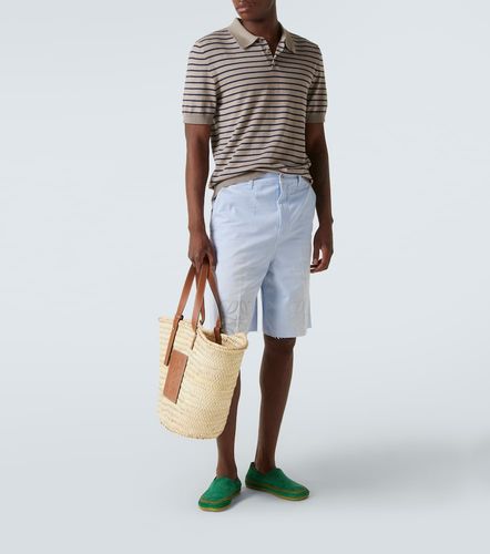 Polo en mezcla de algodón a rayas - Loewe - Modalova
