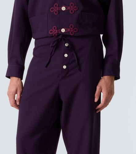 Bode Astor wool wide-leg pants - Bode - Modalova