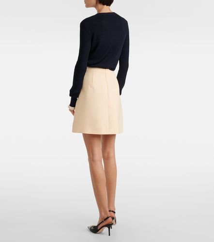 Minifalda de crepé couture con lazo - Valentino - Modalova