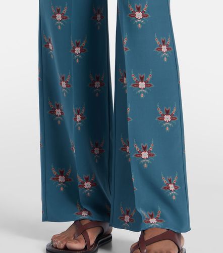 Pantalones flared de seda estampados - Etro - Modalova